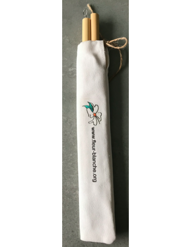 Bamboo Straws and Brush