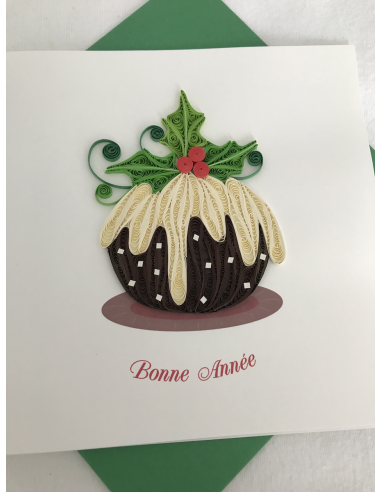 Card Design Christmas Pudding