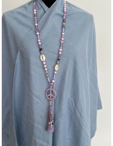 Boho Necklace Lilac