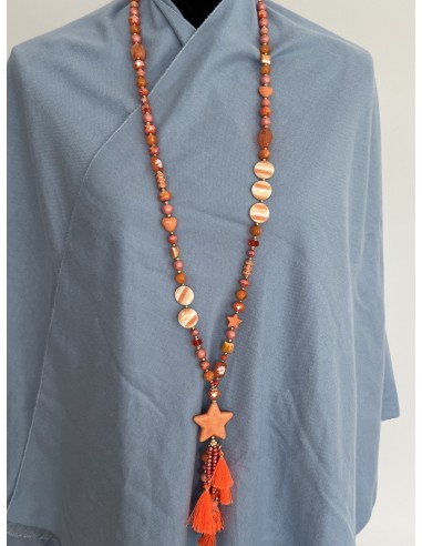 Boho Necklace Orange