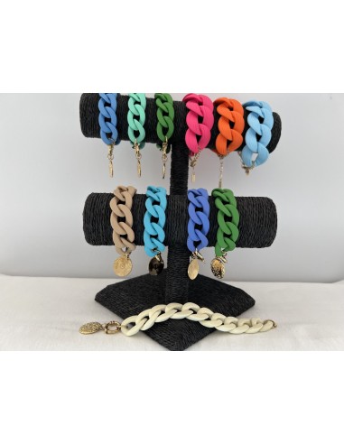 Bracelet fantaisie bleu clair