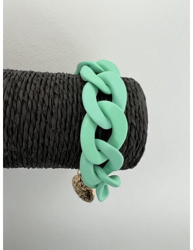 Bracelet fantaisie vert celadon