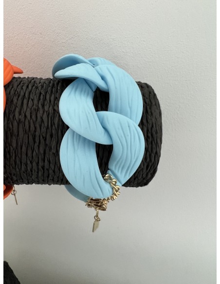 Bracelet fantaisie bleu ciel