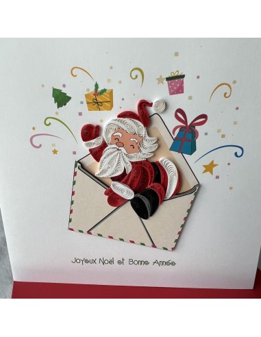 Card Design Santa in Envelope