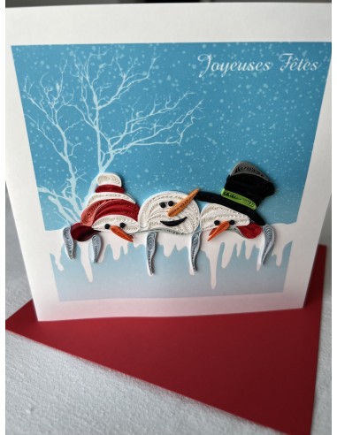 Card Design 3 Snowmen