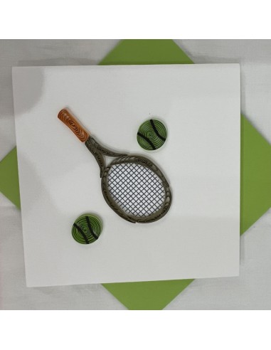 Card Design Tennis racket