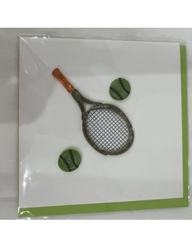 Card Design Tennis racket