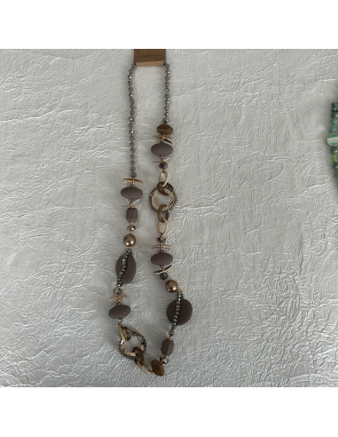 Fancy Taupe -Beige Necklace