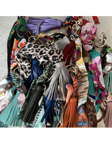 bijou de sac / porte-clé - pompom...